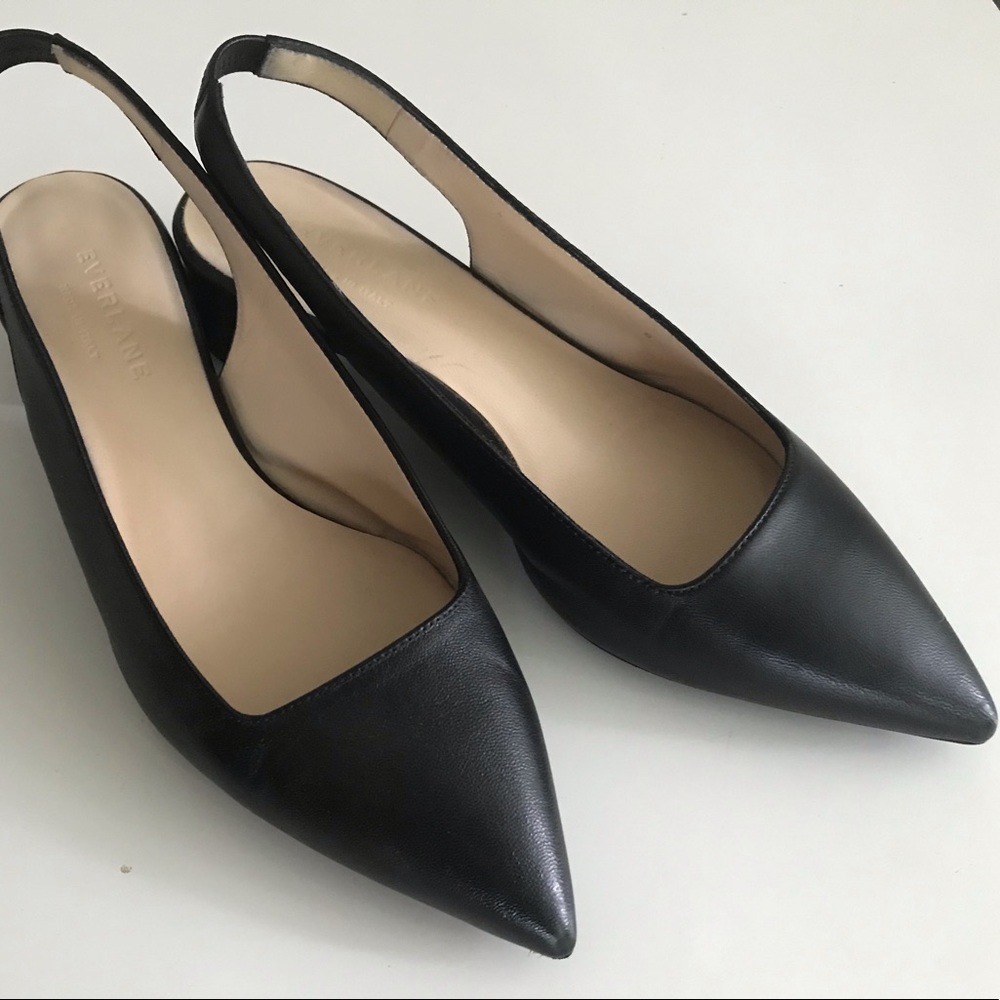 NWOT Everlane The Editor Slingback Heel- Size 5